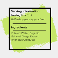 Chaga Triple Extract Tincture – 60ml