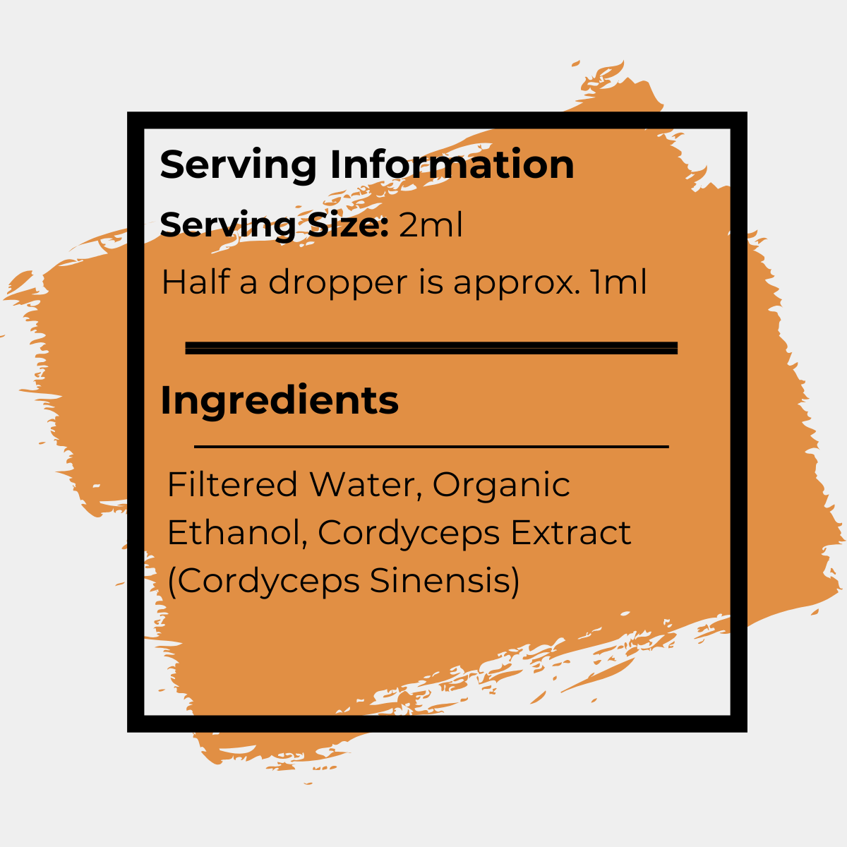 Cordyceps Triple Extract Tincture - 60ml
