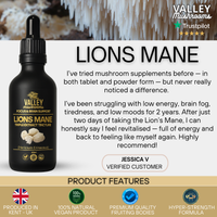 Lions Mane Triple Extract Tincture - 60ml