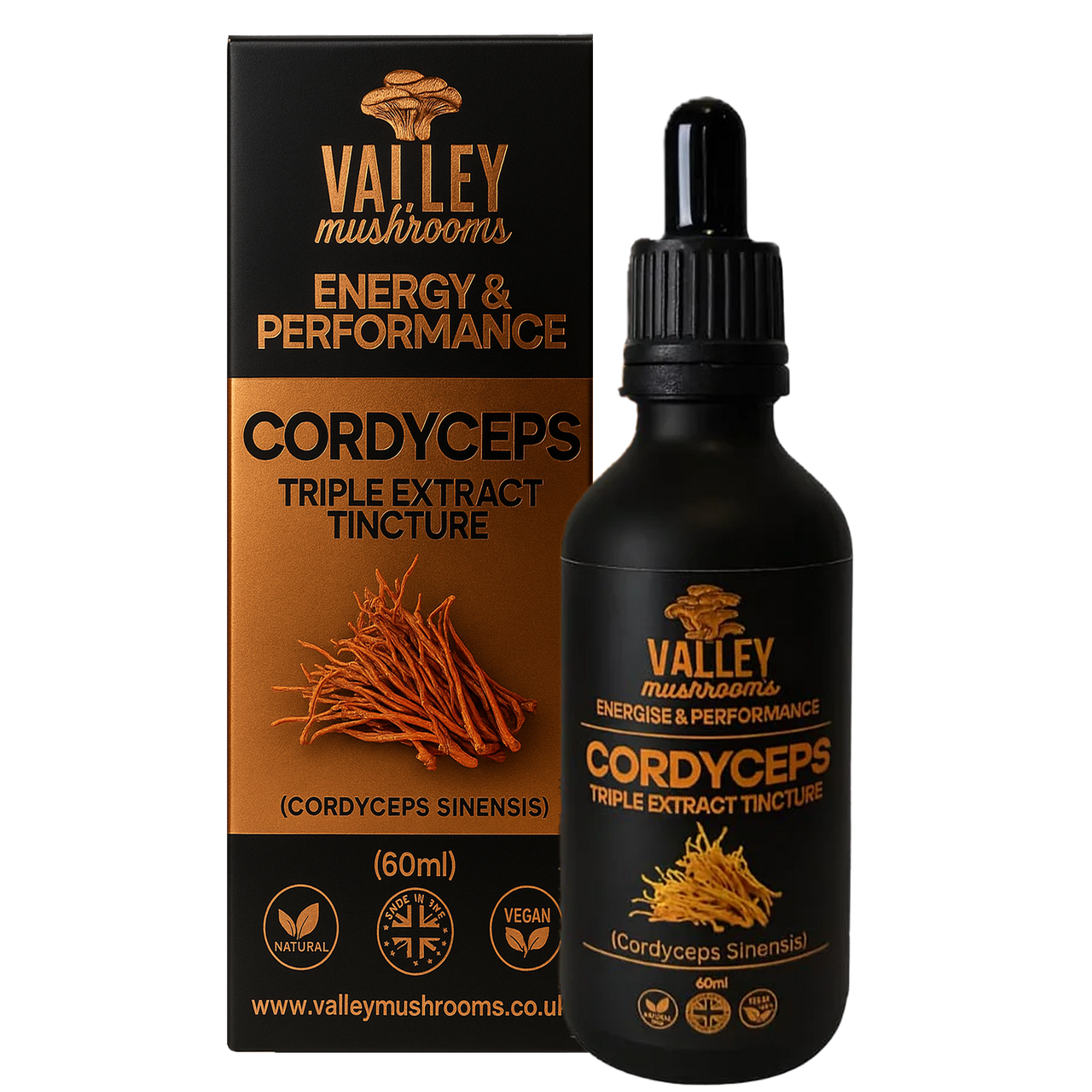 Cordyceps Triple Extract Tincture - 60ml