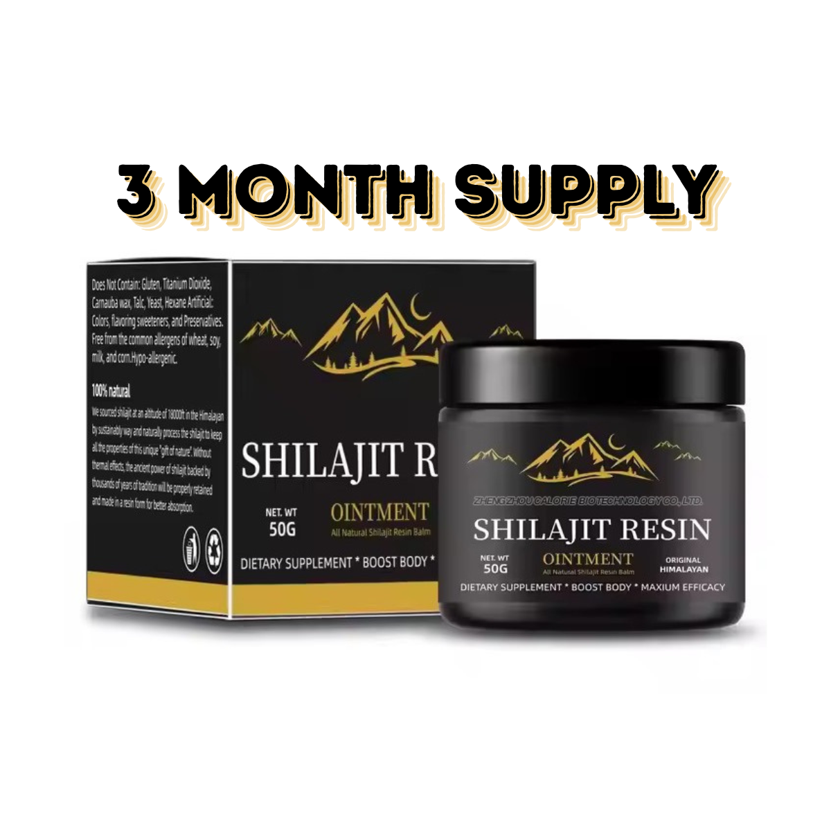 100% Natural Shilajit Resin