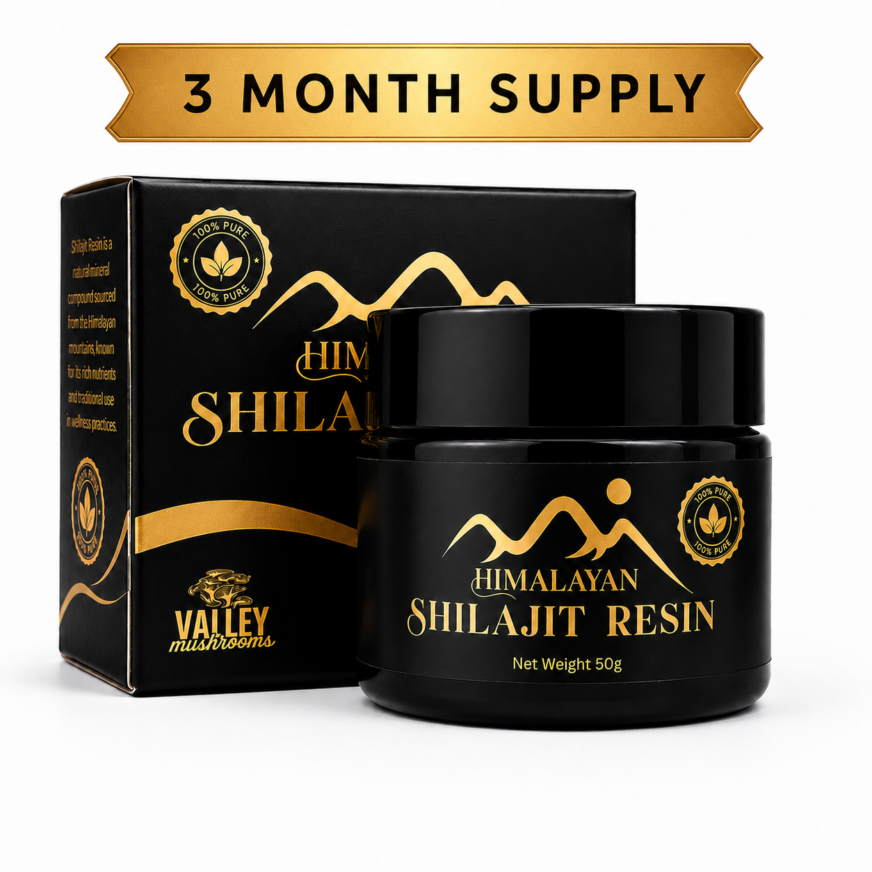 100% Natural Pure & Potent Shilajit Resin